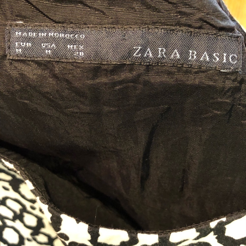 ZARA Basic black and white dress - Picture 7 of 8